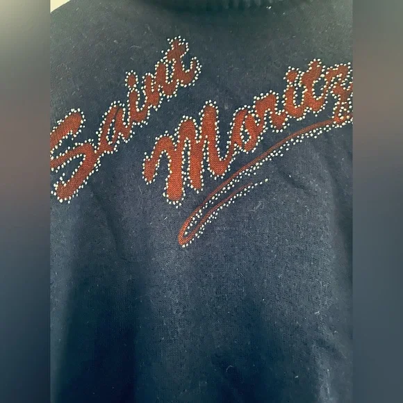 Les Copains Luxury Wool St Moritz St Barth Preppy Academia Sweater 42/4/6